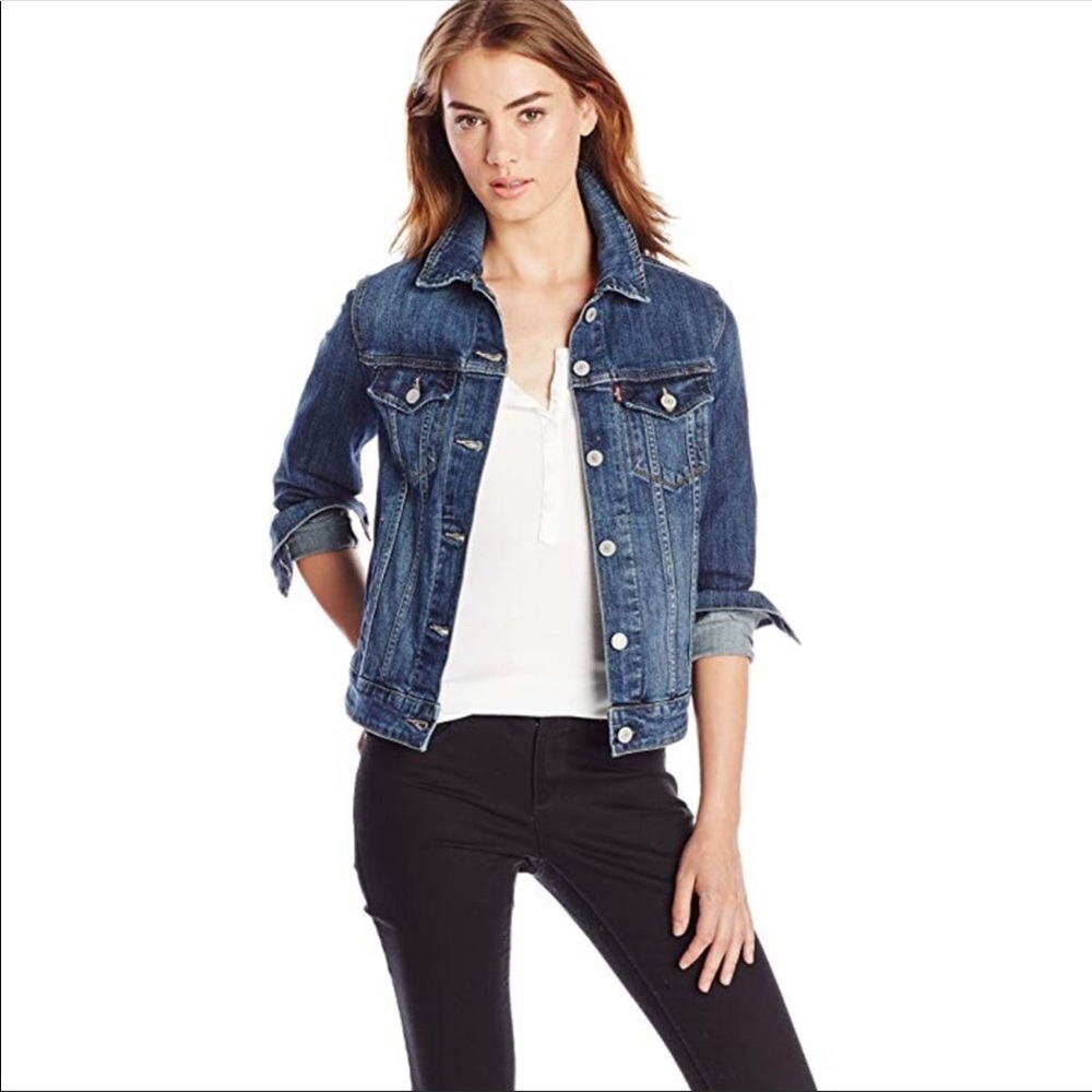 Levi's Original Trucker Jacket Dark Wash Denim